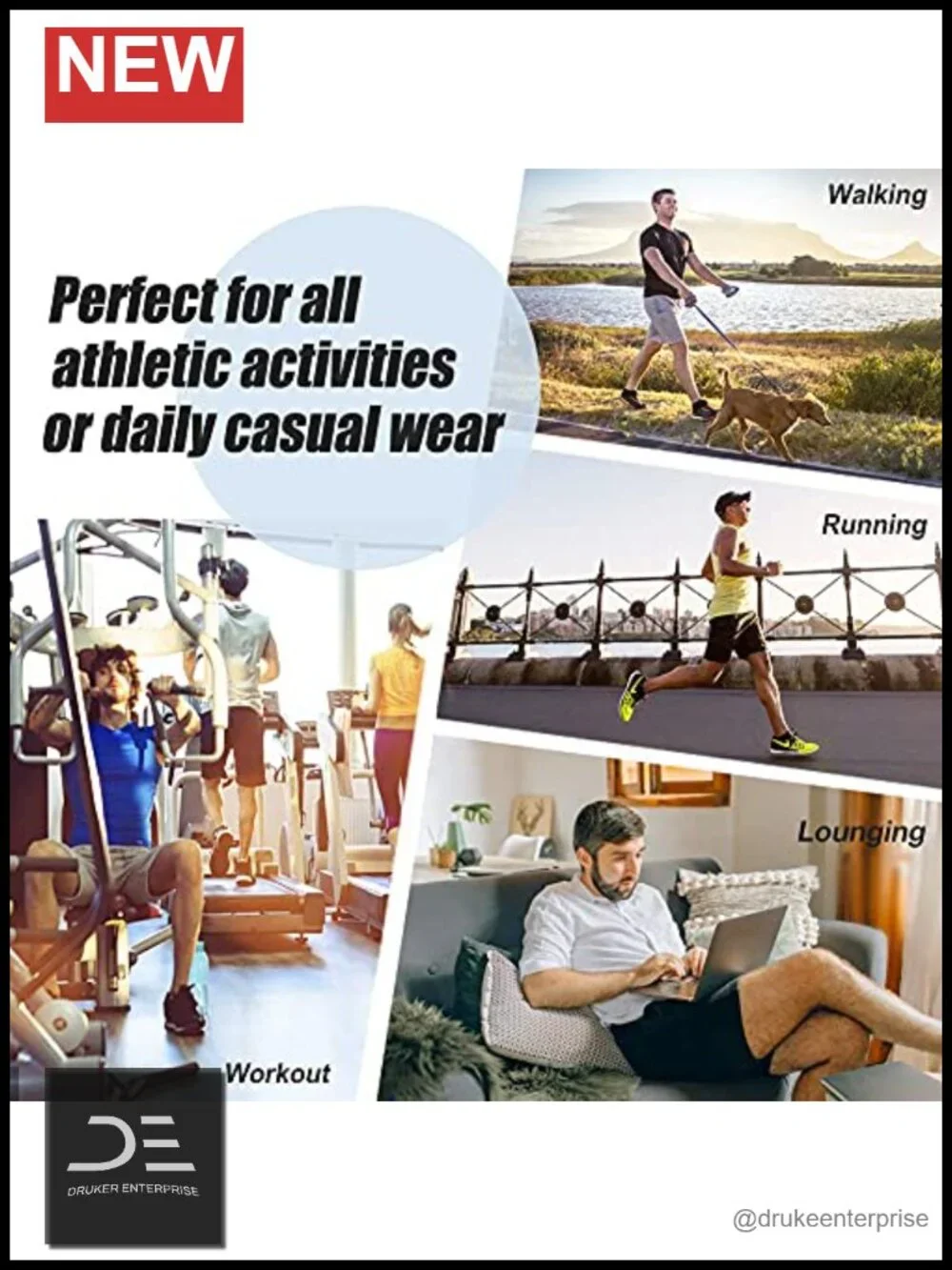 Men's Athletic Gym Shorts 7